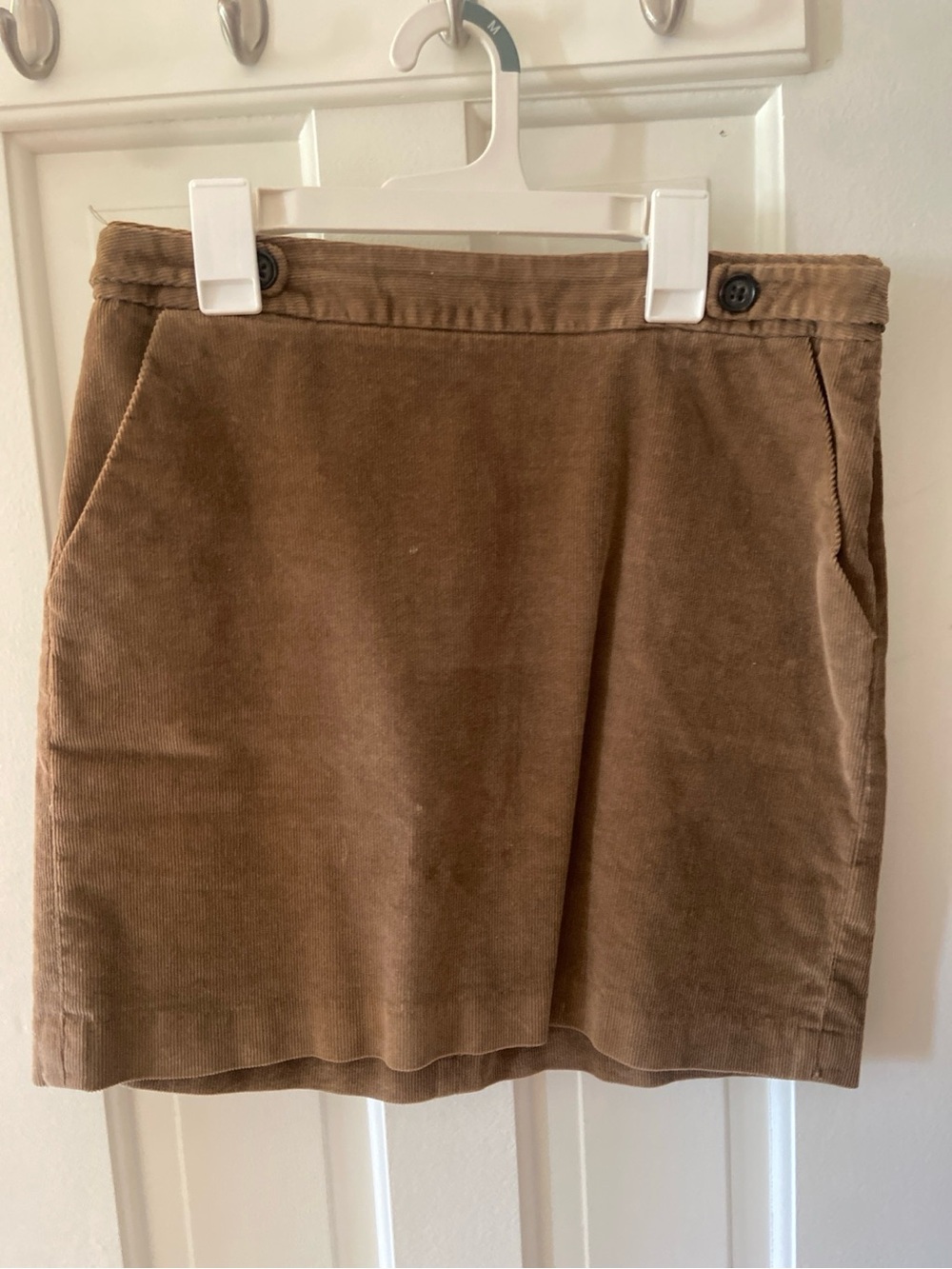Banana Republic Tan Corduroy Mini Skirt